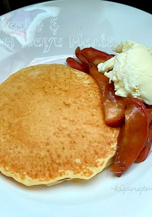 Foto resep Pancake Dan Apel Kayu Manis