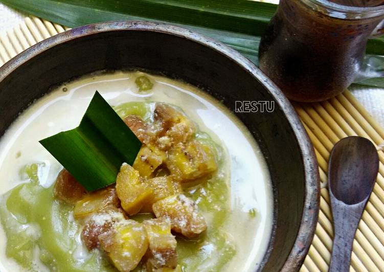 Bubur Jenang Hijau Pisang Raja