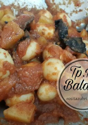 Foto resep Telur Puyuh Kentang Bumbu Balado