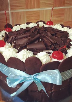Foto resep BlackForest B'day cake