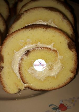 Foto resep Japanese Roll Cake With Butter Cream