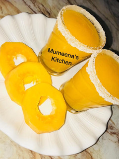 A picture of Pawpaw smoothie recipe by mumeena's Kitchen.