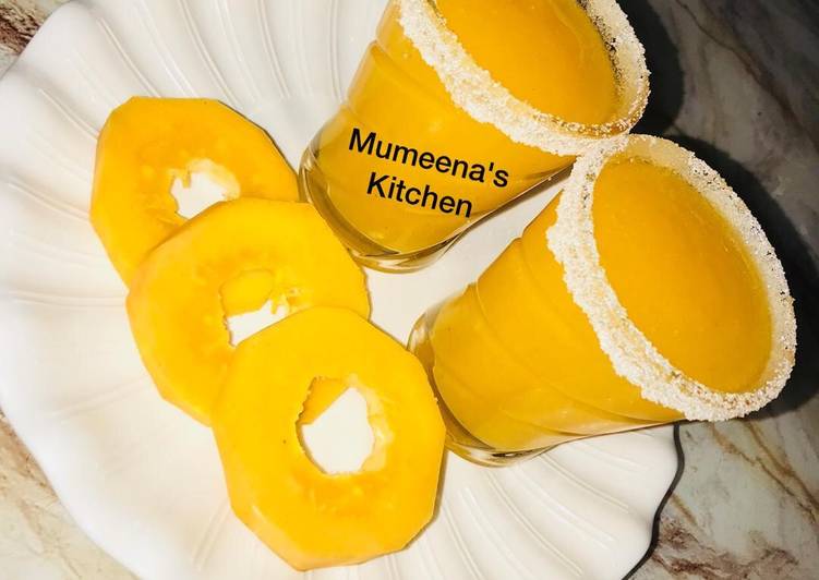 Guide to Prepare Pawpaw smoothie recipe by mumeena&#39;s Kitchen in 23 Minutes for Young Wife