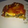 Budín de acelga con papas y carne