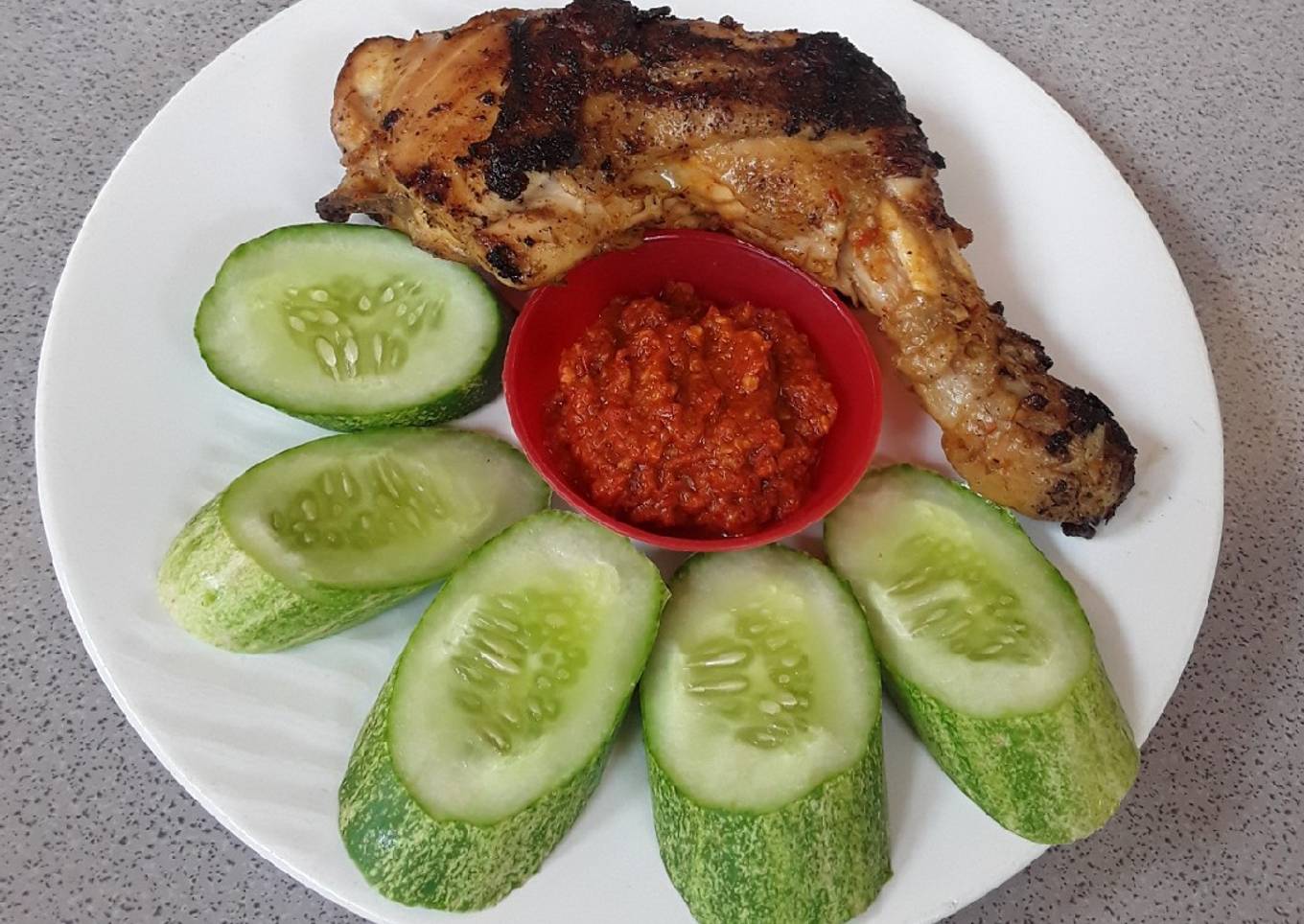 Ayam Bakar Ungkep Santan (Resep Nini)