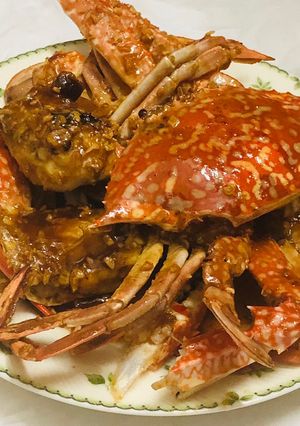 Hình của món Ghẹ sốt me.