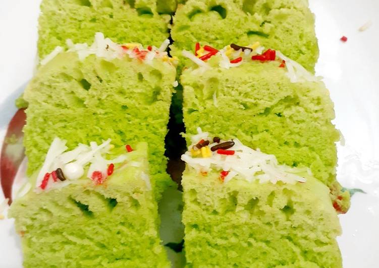 Resep Chess Cake Pandan, Sempurna