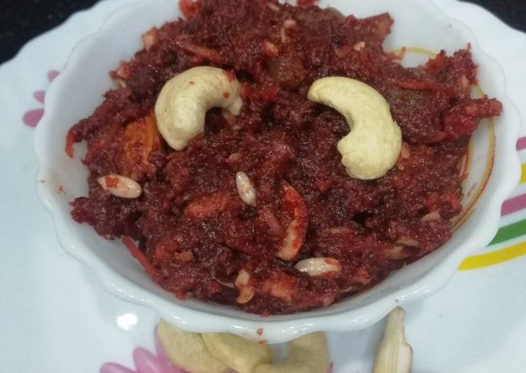 Simple Way to Prepare Quick Beetroot Halwa