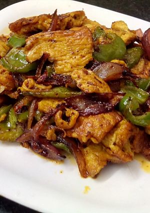 A picture of Chilli Omlette fry.