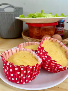Foto resep Cake tape keju kukus