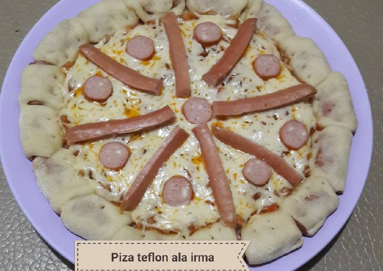 Piza teflon lembut dan tipis ala phd