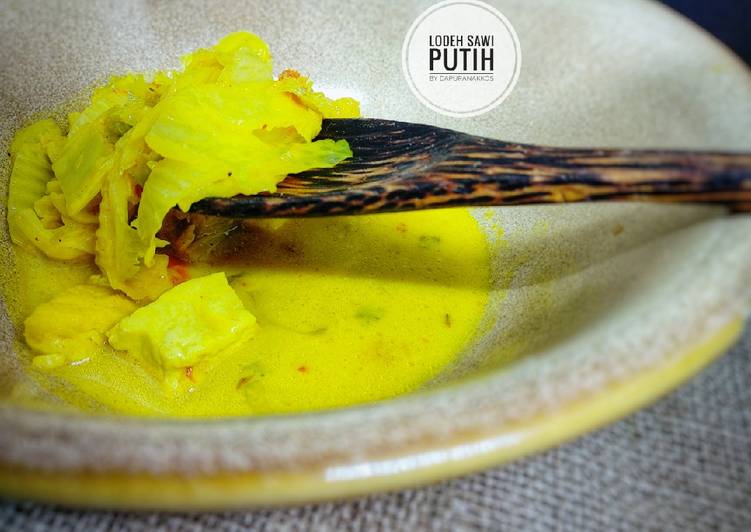 Resep Memasak Lodeh sawi putih Lezat