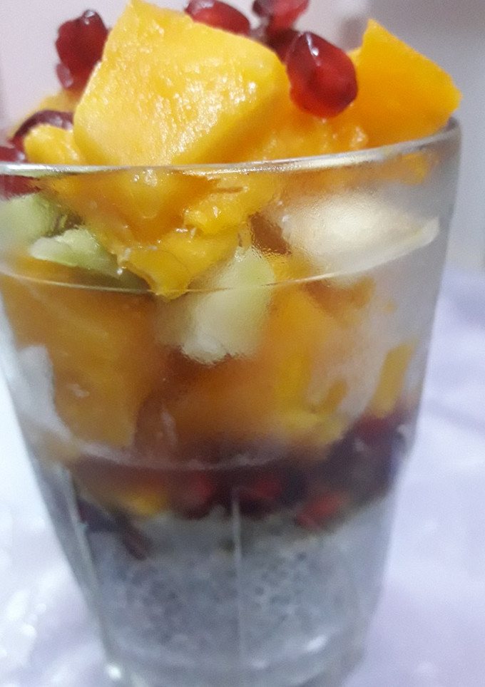 ஃப்ரூட் அண்ட் நட் சியா சீட் புட்டிங் (Siya seed pudding recipe in Tamil) செய்முறை முக்கிய புகைப்படம்