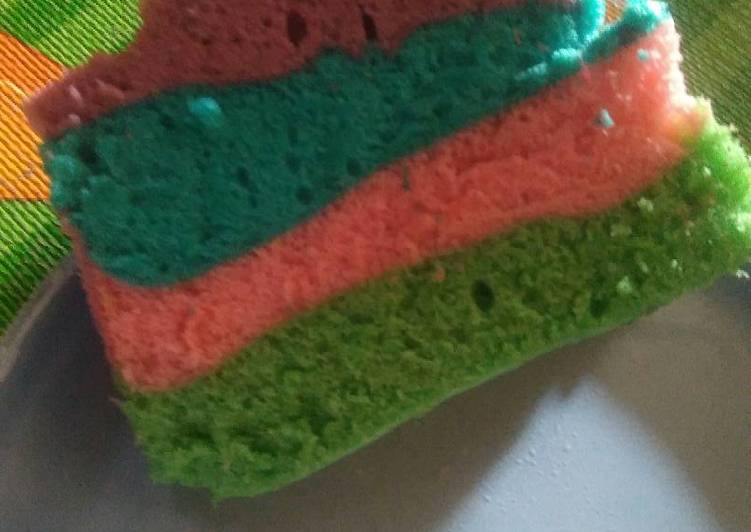 Bolu kukus warna warni 😊