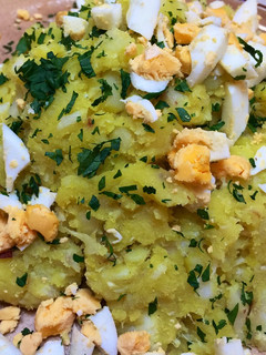 Una foto de Bacalao ajoarriero estilo de Cuenca