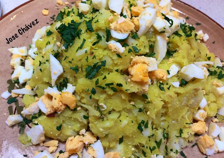 Bacalao ajoarriero estilo de Cuenca