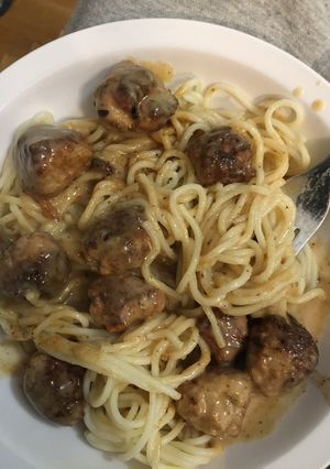 Pikáns húsgombócok (laktózmentes) recept fotója