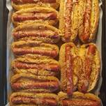 Hot dogs φουρνιστά