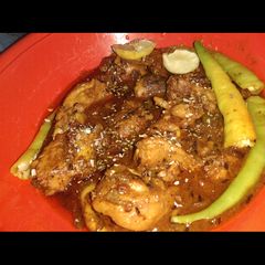 A picture of Jeera Chicken.