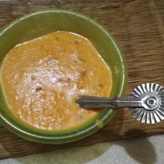 A picture of Tomato rasam.