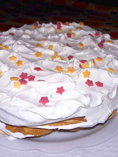 Una foto de Merengue suizo en microondas