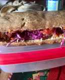 Sándwich súper rápido (atún y verduras)