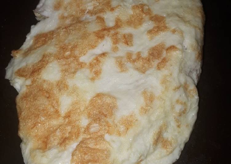 Fried egg whites