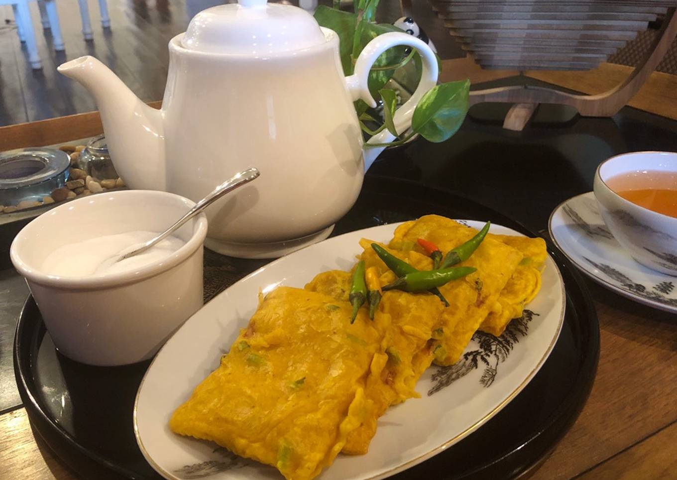 Half- Fried Tempeh in Spiced Batter (Indonesian Tempeh Mendoan)