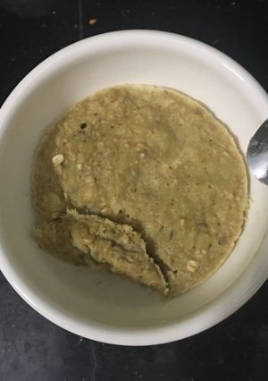 Hình của món Bánh chuối yến mạch cho bé.