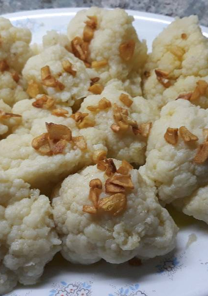 Una foto de Coliflor en ensalada