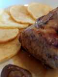 Solomillo de 🐖 cerdo con salsa de hongos