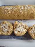 Masa de pionono de avena para Diabéticos