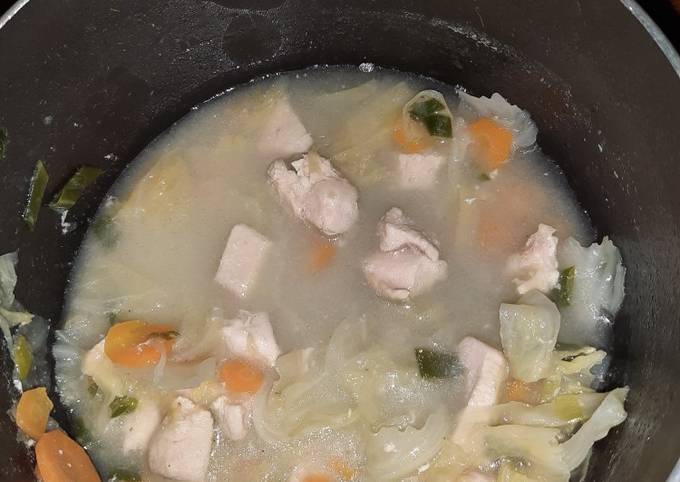 Cara bikin Sup Ayam rumahan