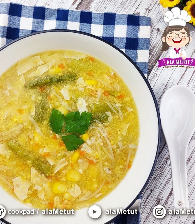 Foto resep Sup Asparagus Vegan alaMetut 👩🍳