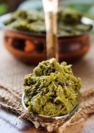 A picture of Ridge gourd peel chutney.