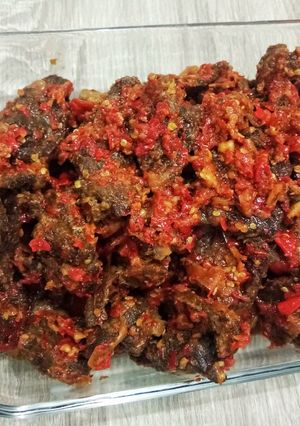 Foto resep Dendeng balado basah