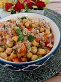 White Chickpea Chaat
