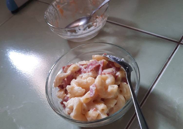 Macaroni Carbonara Simple