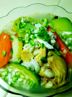 Una foto de Caldo de pollo