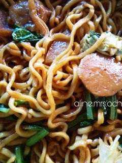 Foto resep Mie goreng baso sapi