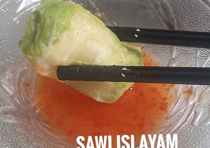 Resep Sawi Isi Ayam Siomay Sayur Oleh Choirun Nisak Cookpad