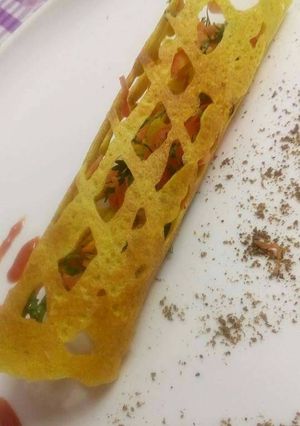 A picture of Moong Jala Dosa.