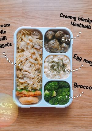 Foto resep Creamy blackpepper meatball