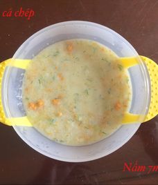 cháo cá chép cho bé