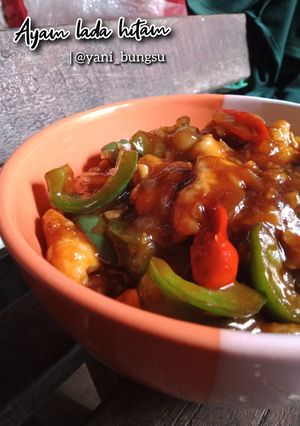 Foto resep Ayam lada hitam bumbu saori