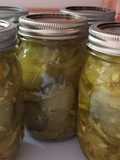 Spicy bread and butter pickles