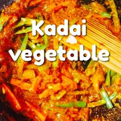 A picture of Kadai Vegetable Masala | Kadai Veg gravy | Restaurant style recipe.