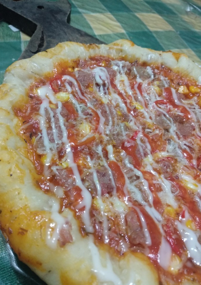 Foto resep Pizza Ricecooker (mudah, hemat dan simpel)