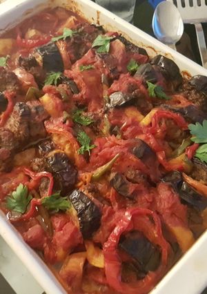 صورة لوصفة كباب باذنجان