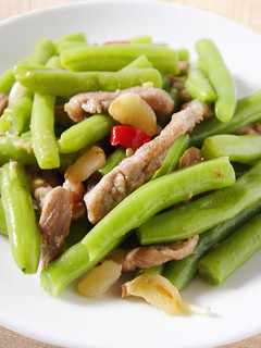 【厚生廚房】肉絲炒四季豆 的食譜成品照片